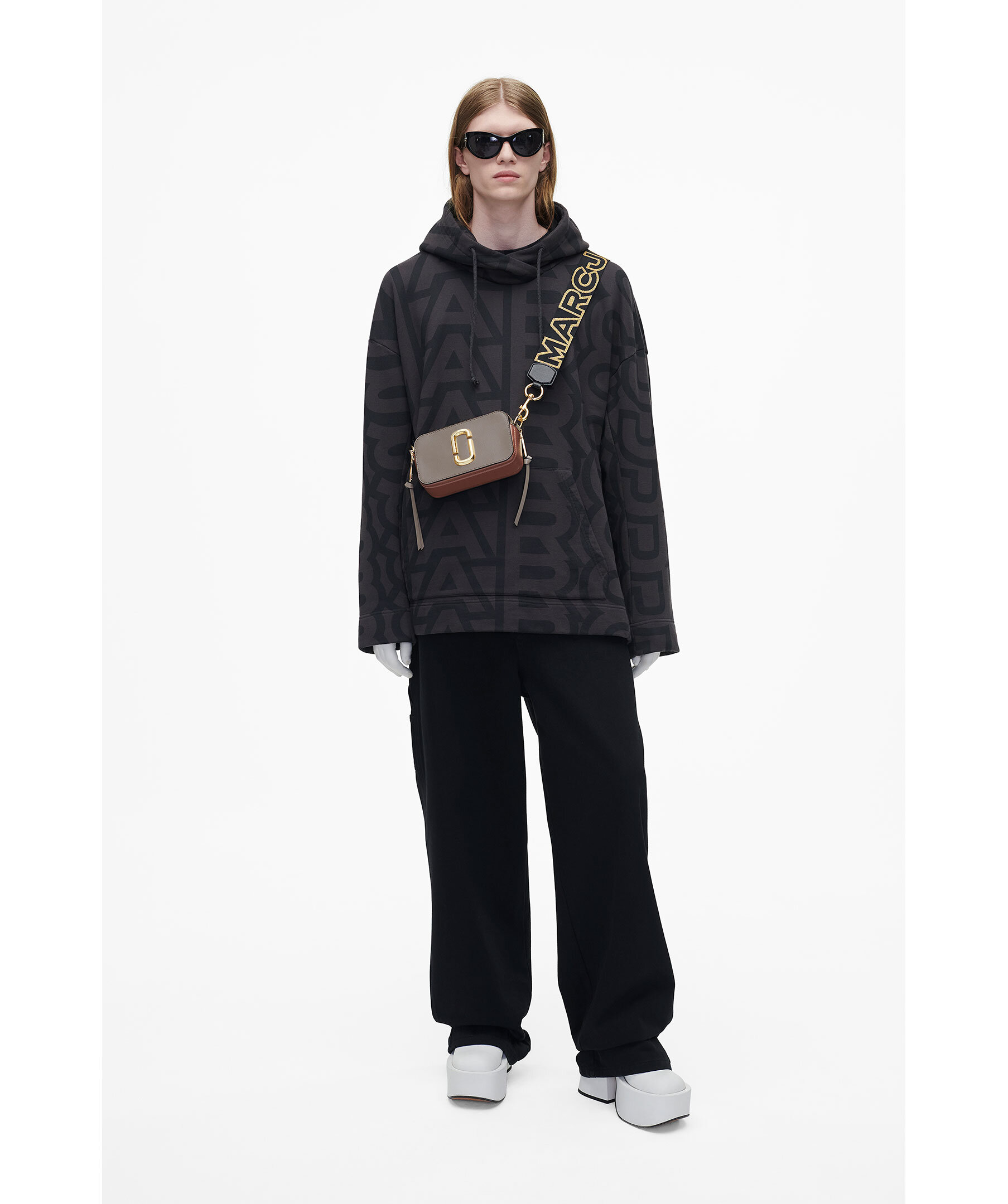 Marc Jacobs Snapshot Black Beige Leather ref.791095 - Joli Closet