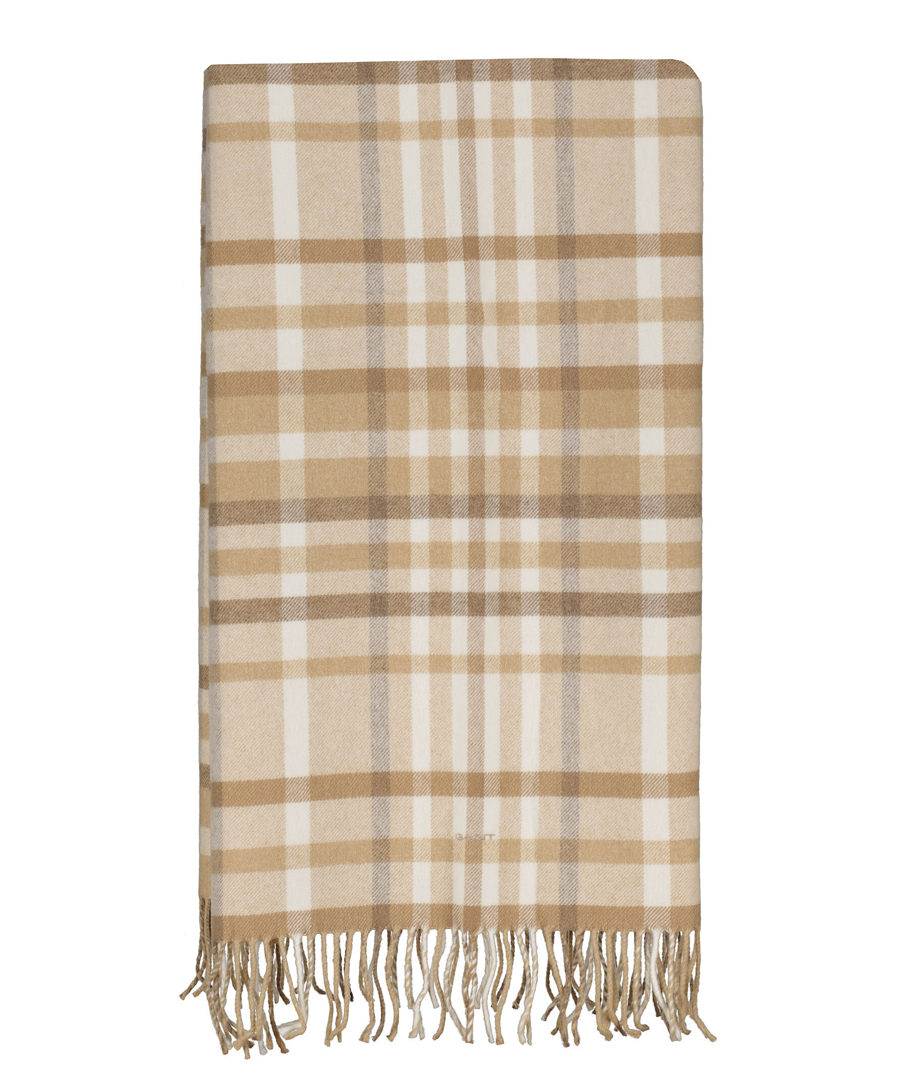 Beige deals check scarf