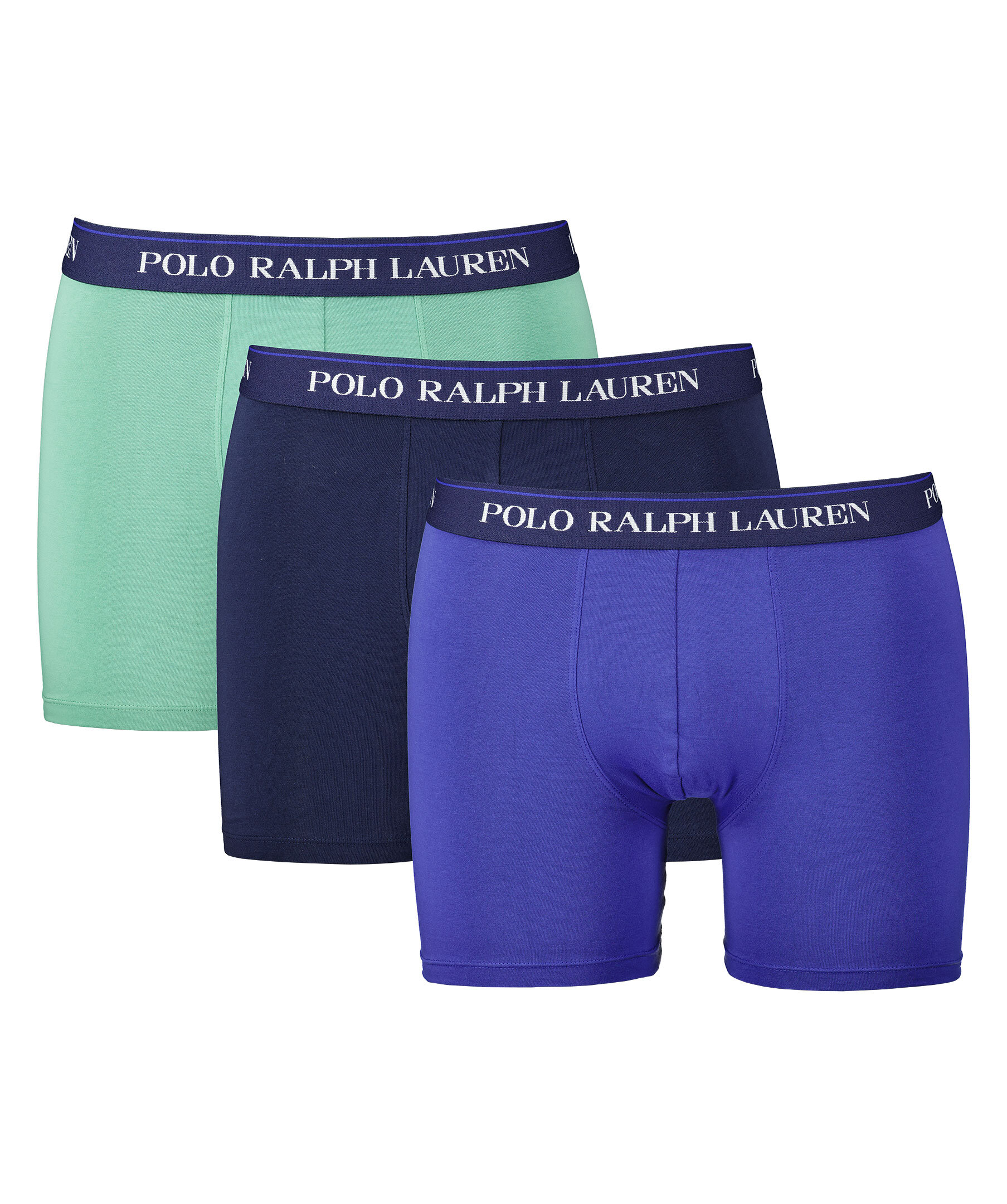 Polo Ralph Lauren MULTI Men's Classic Cotton Boxer Brief, 3-Pack, US X-Large