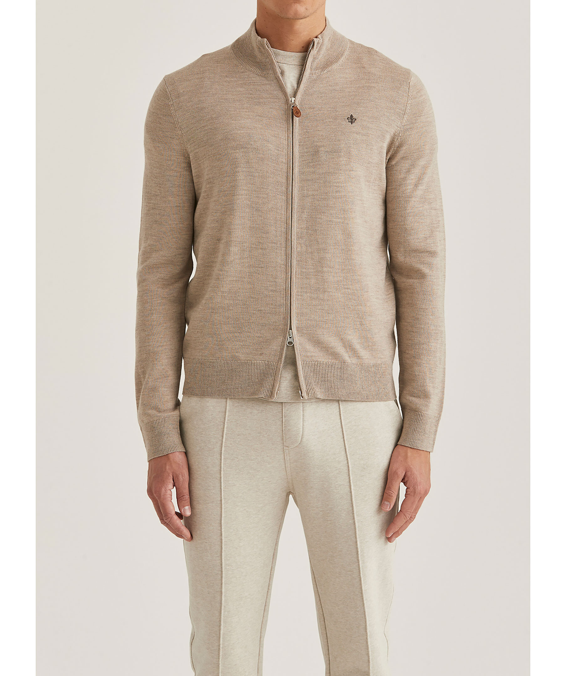 Merino Zip Cardigan