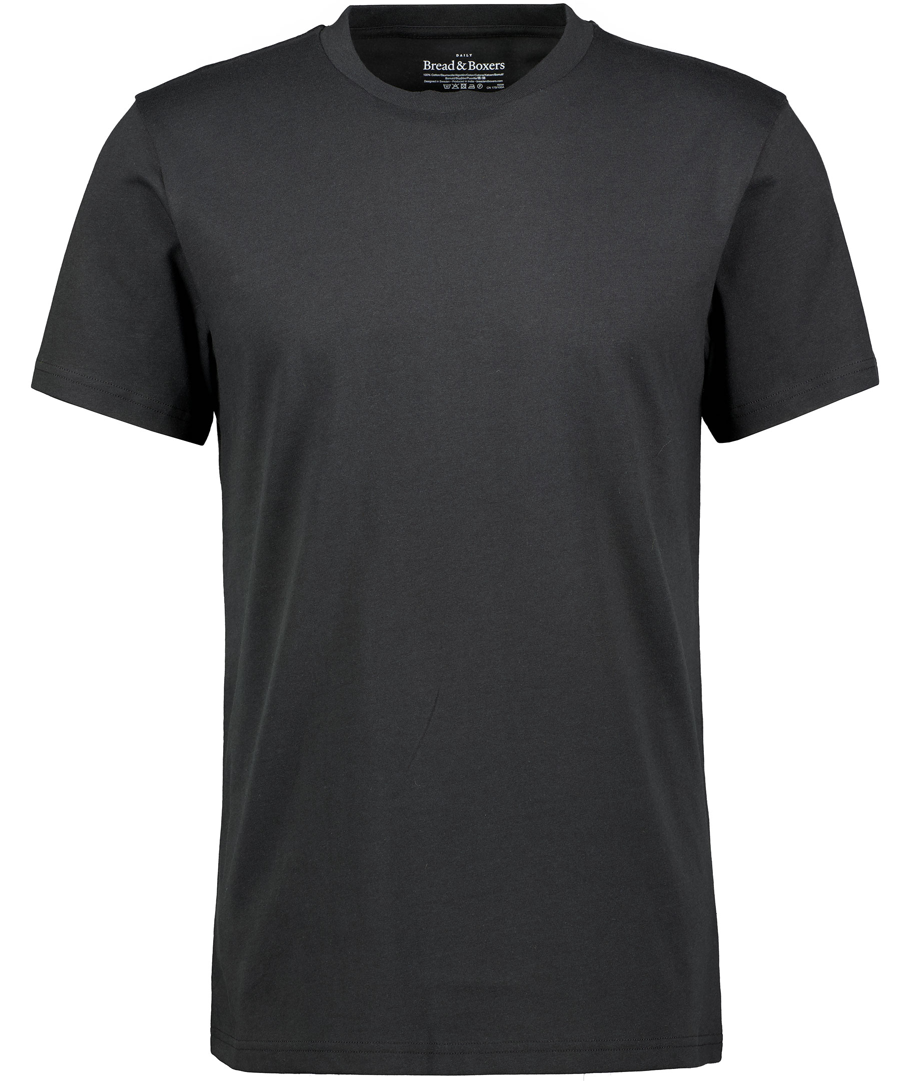 Handla Cotton Crew-neck, Svart Hos Johnells.se | Cotton Crew-black